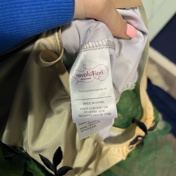 Revolution Green Leaf Ballet Dance Costume - Picture 3 of 4